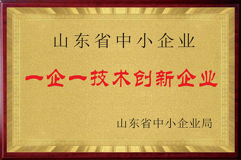 山东省一企一技术创新企业